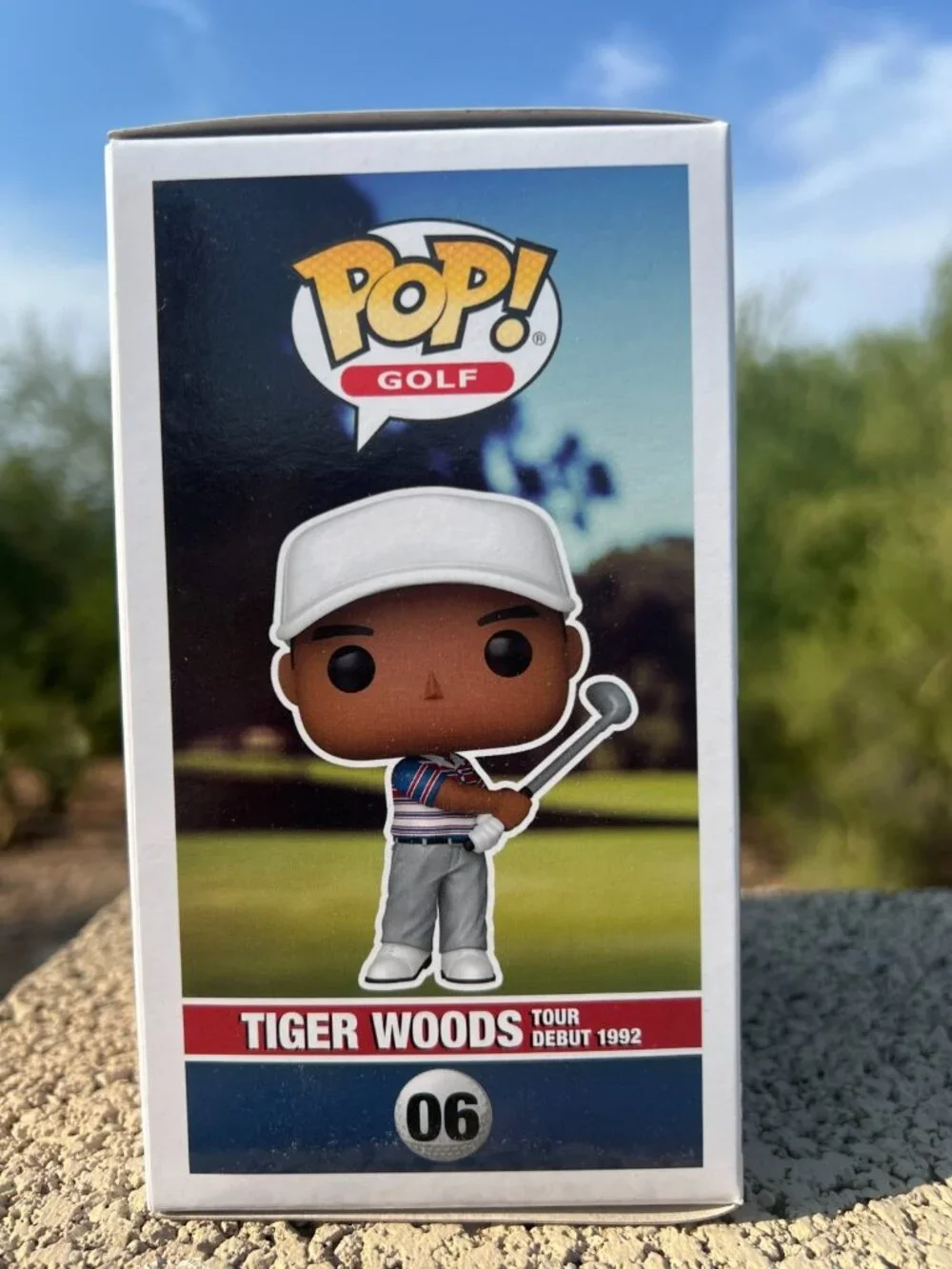 Funko Pop Golf-Tiger Woods Ventures - Tiger Woods Tour Debut 1992  (#06, NEW)